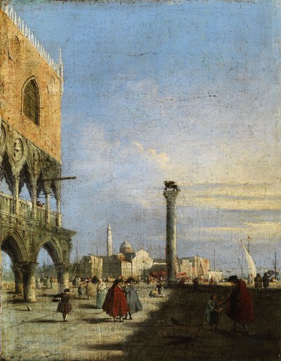 Piazza San Marco by Francesco circle of Guardi